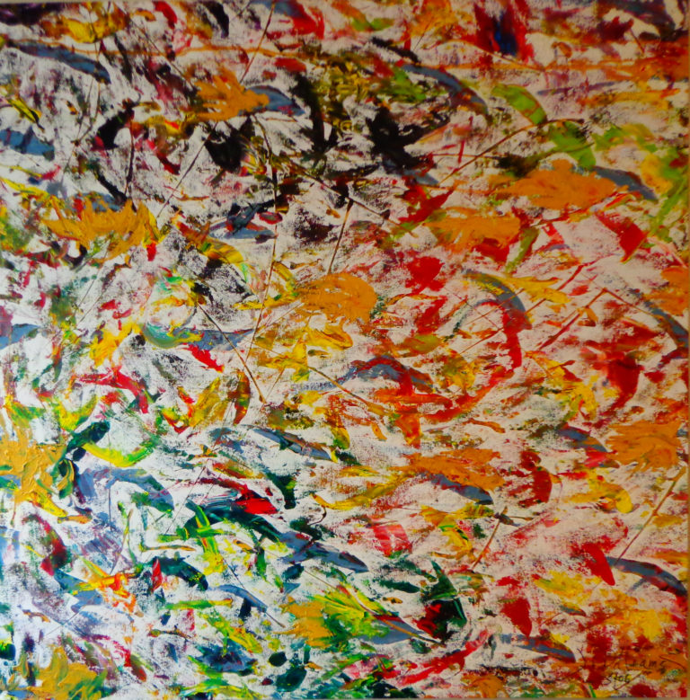 Kite Storm 2007 Oil on Canvas 51x51